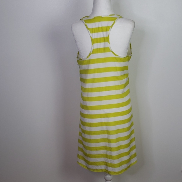 Newbury Kustom Yellow and White Womens Dress, Sz M - Picture 3 of 7